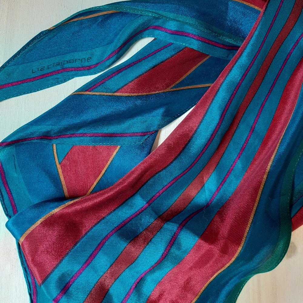 Vintage Liz Claiborne silk scarf